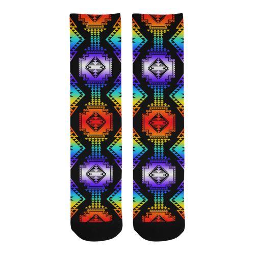 Rainbow Gathering Trouser Socks Socks e-joyer 