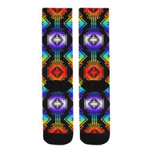 Load image into Gallery viewer, Rainbow Gathering Trouser Socks Socks e-joyer 
