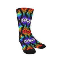 Load image into Gallery viewer, Rainbow Gathering Trouser Socks Socks e-joyer 
