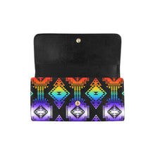 Load image into Gallery viewer, Rainbow Gathering Women&#39;s Trifold Wallet (Model 1675) Women&#39;s Trifold Wallet e-joyer 
