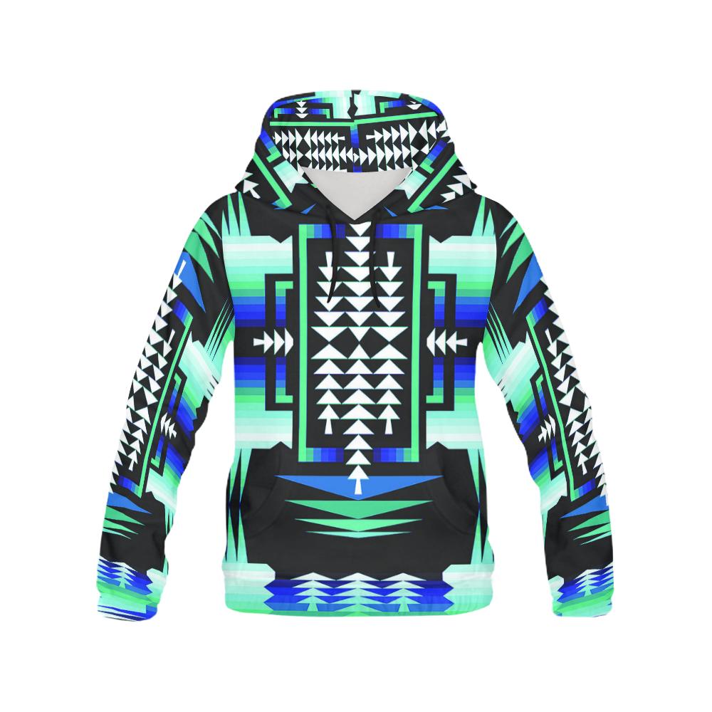 Rainy Skies Sage All Over Print Hoodie for Men (USA Size) (Model H13) All Over Print Hoodie for Men (H13) e-joyer 