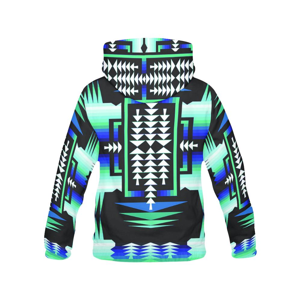 Rainy Skies Sage All Over Print Hoodie for Men (USA Size) (Model H13) All Over Print Hoodie for Men (H13) e-joyer 