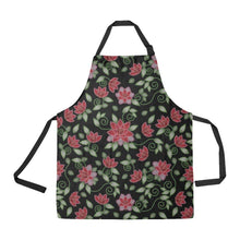 Load image into Gallery viewer, Red Beaded Rose All Over Print Apron All Over Print Apron e-joyer 
