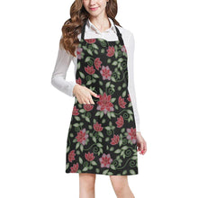 Load image into Gallery viewer, Red Beaded Rose All Over Print Apron All Over Print Apron e-joyer 
