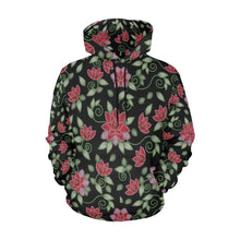 Load image into Gallery viewer, Red Beaded Rose All Over Print Hoodie for Men (USA Size) (Model H13) All Over Print Hoodie for Men (H13) e-joyer 
