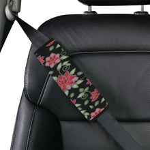 Load image into Gallery viewer, Red Beaded Rose Car Seat Belt Cover 7&#39;&#39;x12.6&#39;&#39; (Pack of 2) Car Seat Belt Cover 7x12.6 (Pack of 2) e-joyer 
