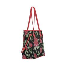 Load image into Gallery viewer, Red Beaded Rose Clover Canvas Tote Bag (Model 1661) Clover Canvas Tote Bag (1661) e-joyer 
