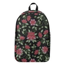 Load image into Gallery viewer, Red Beaded Rose Fabric Backpack for Adult (Model 1659) Casual Backpack for Adult (1659) e-joyer 
