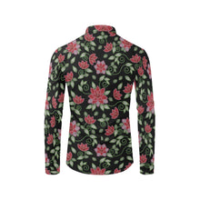 Load image into Gallery viewer, Red Beaded Rose Men&#39;s All Over Print Casual Dress Shirt (Model T61) Men&#39;s Dress Shirt (T61) e-joyer 
