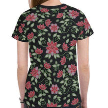 Load image into Gallery viewer, Red Beaded Rose New All Over Print T-shirt for Women (Model T45) tshirt e-joyer 
