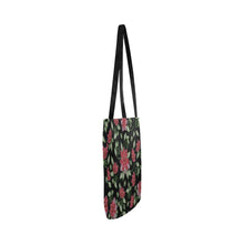 Load image into Gallery viewer, Red Beaded Rose Reusable Shopping Bag Model 1660 (Two sides) Shopping Tote Bag (1660) e-joyer 
