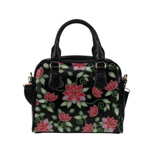 Load image into Gallery viewer, Red Beaded Rose Shoulder Handbag (Model 1634) Shoulder Handbags (1634) e-joyer 
