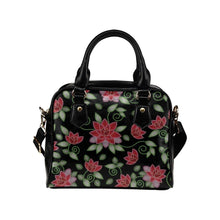 Load image into Gallery viewer, Red Beaded Rose Shoulder Handbag (Model 1634) Shoulder Handbags (1634) e-joyer 
