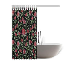 Load image into Gallery viewer, Red Beaded Rose Shower Curtain 60&quot;x72&quot; Shower Curtain 60&quot;x72&quot; e-joyer 
