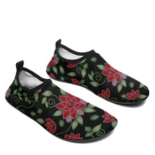 Load image into Gallery viewer, Red Beaded Rose Sockamoccs Kid&#39;s Slip On Shoes Herman 
