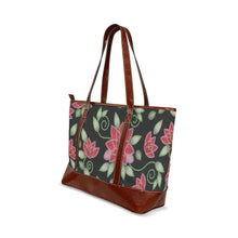 Load image into Gallery viewer, Red Beaded Rose Tote Handbag (Model 1642) handbag e-joyer 
