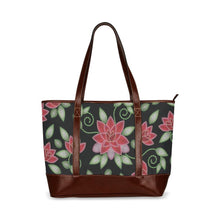 Load image into Gallery viewer, Red Beaded Rose Tote Handbag (Model 1642) handbag e-joyer 
