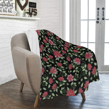 Load image into Gallery viewer, Red Beaded Rose Ultra-Soft Micro Fleece Blanket 40&quot;x50&quot; Ultra-Soft Blanket 40&#39;&#39;x50&#39;&#39; e-joyer 
