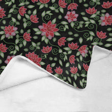 Load image into Gallery viewer, Red Beaded Rose Ultra-Soft Micro Fleece Blanket 50&quot;x60&quot; Ultra-Soft Blanket 50&#39;&#39;x60&#39;&#39; e-joyer 
