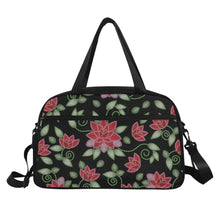 Load image into Gallery viewer, Red Beaded Rose Weekend Travel Bag (Model 1671) bag e-joyer 
