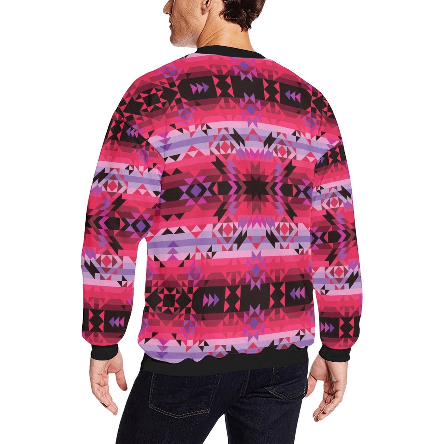 Red Star All Over Print Crewneck Sweatshirt for Men (Model H18) shirt e-joyer 