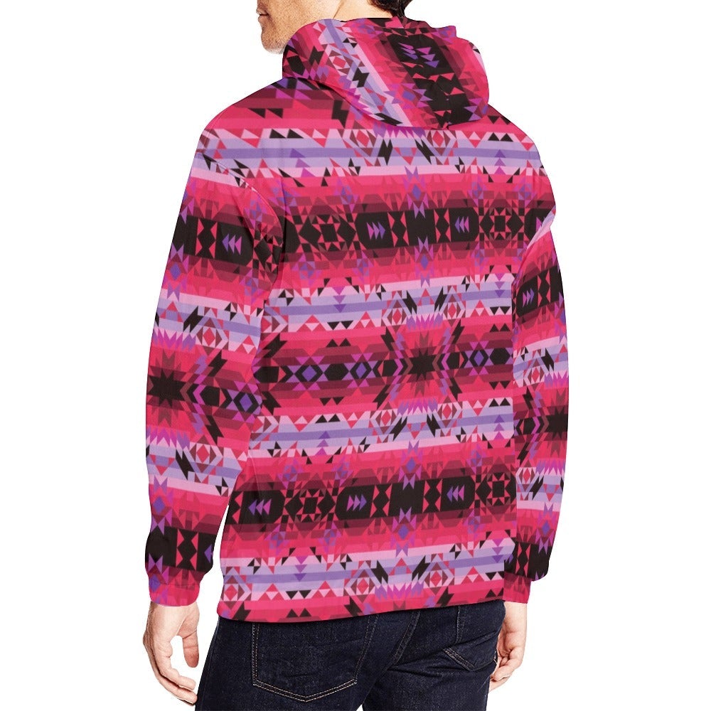 Red Star All Over Print Hoodie for Men (USA Size) (Model H13) All Over Print Hoodie for Men (H13) e-joyer 