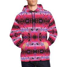 Load image into Gallery viewer, Red Star All Over Print Hoodie for Men (USA Size) (Model H13) All Over Print Hoodie for Men (H13) e-joyer 

