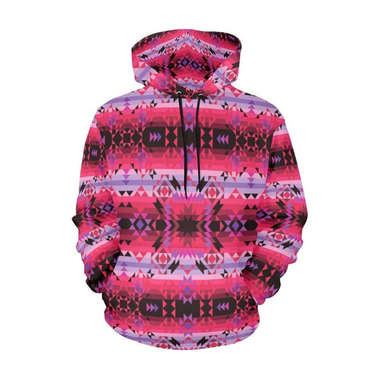 Red Star All Over Print Hoodie for Men (USA Size) (Model H13) All Over Print Hoodie for Men (H13) e-joyer 