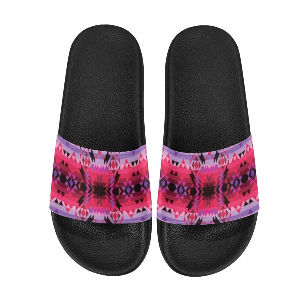 Red Star Slide Sandals by 49 Dzine