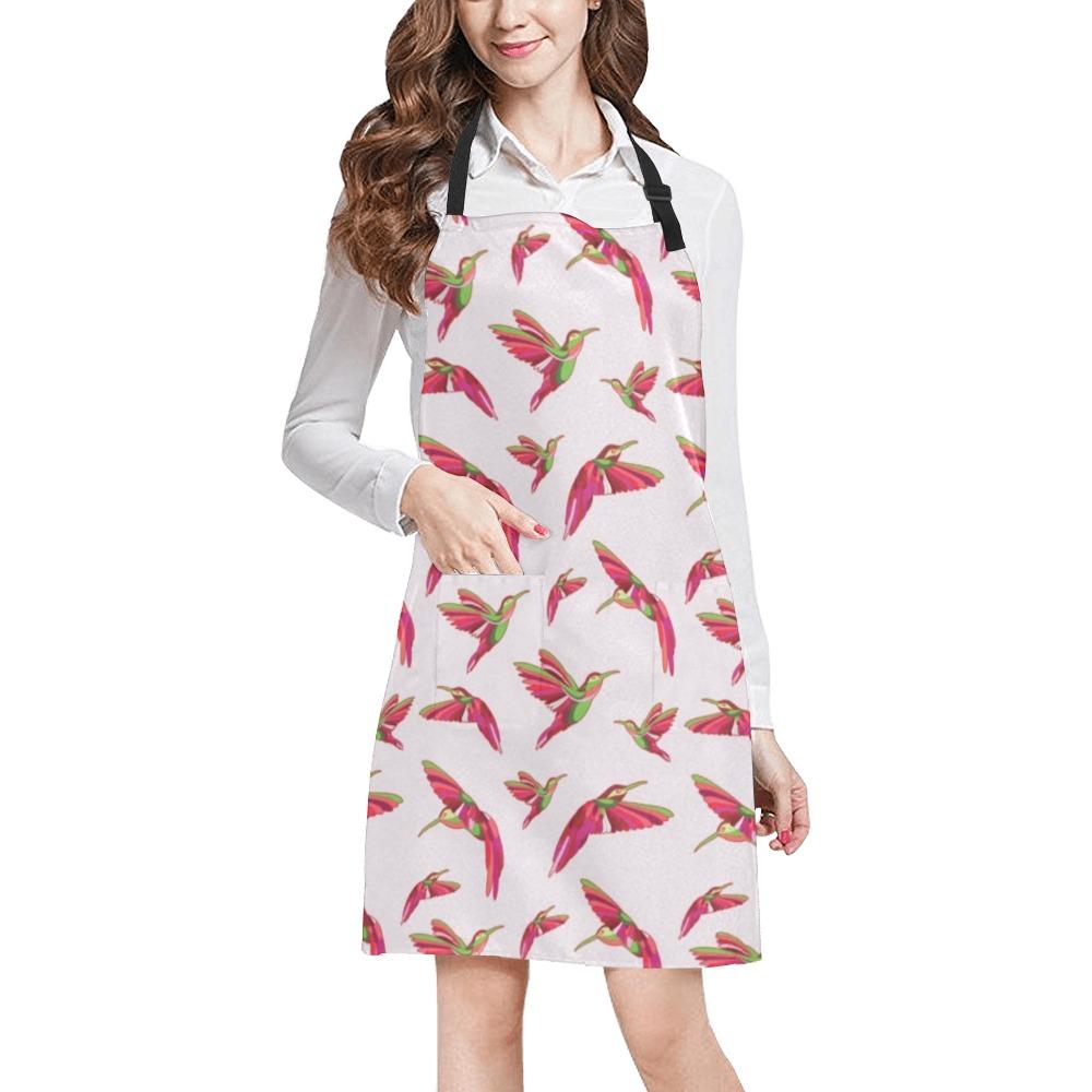 Red Swift Colourful All Over Print Apron All Over Print Apron e-joyer 