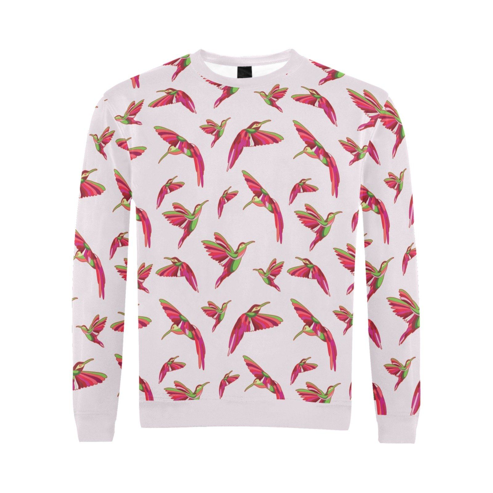 Red Swift Colourful All Over Print Crewneck Sweatshirt for Men (Model H18) shirt e-joyer 