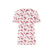 Load image into Gallery viewer, Red Swift Colourful All Over Print Scrub Top Scrub Top e-joyer 
