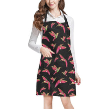 Load image into Gallery viewer, Red Swift Colourful Black All Over Print Apron All Over Print Apron e-joyer 
