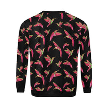 Load image into Gallery viewer, Red Swift Colourful Black All Over Print Crewneck Sweatshirt for Men (Model H18) shirt e-joyer 
