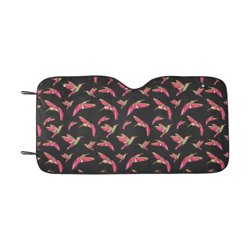 Red Swift Colourful Black Car Sun Shade 55