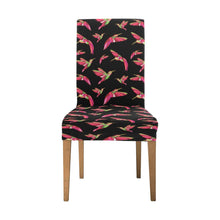 Load image into Gallery viewer, Red Swift Colourful Black Chair Cover (Pack of 4) Chair Cover (Pack of 4) e-joyer 
