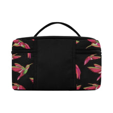 Load image into Gallery viewer, Red Swift Colourful Black Cosmetic Bag/Large (Model 1658) bag e-joyer 
