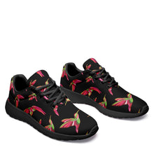 Load image into Gallery viewer, Red Swift Colourful Black Ikkaayi Sport Sneakers ikkaayi Herman 
