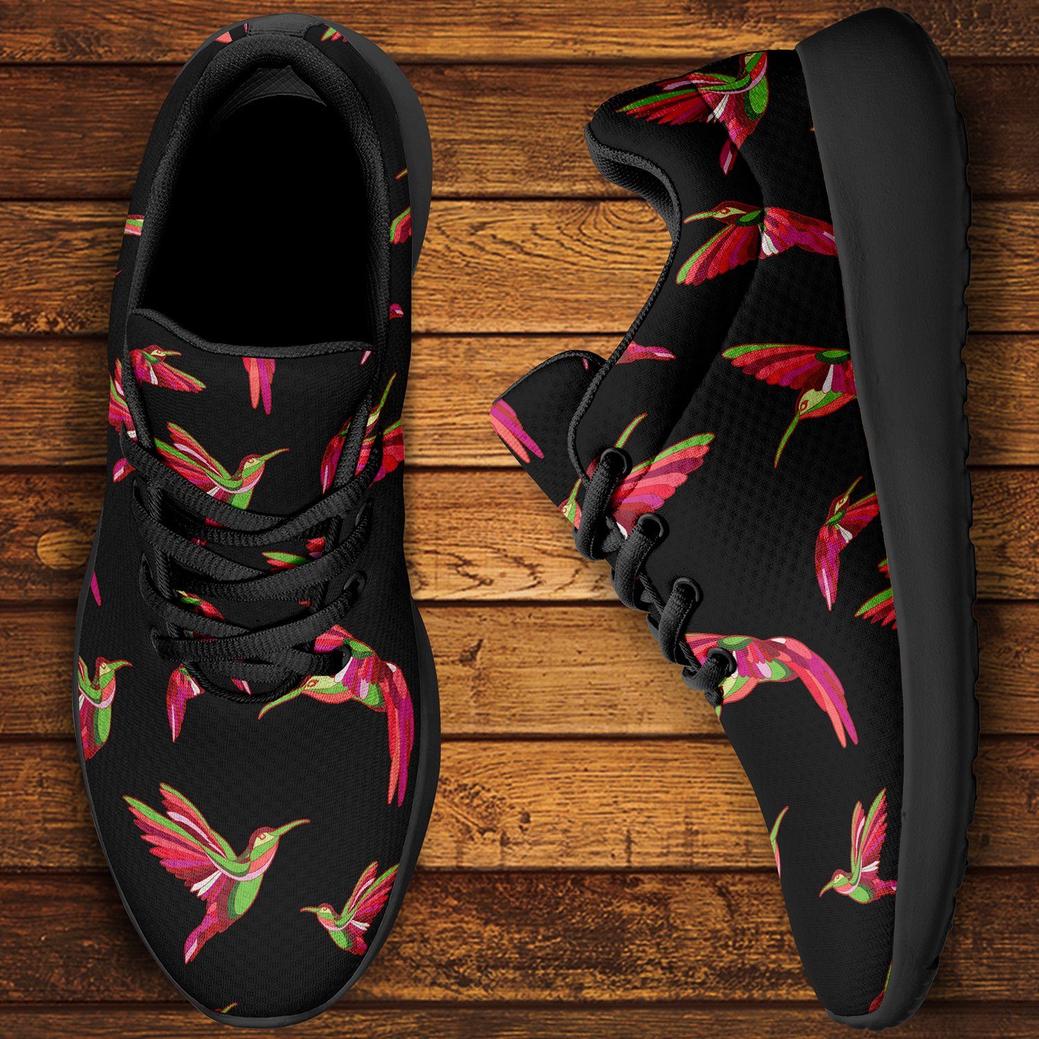 Red Swift Colourful Black Ikkaayi Sport Sneakers ikkaayi Herman 