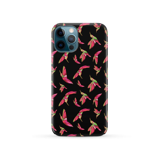 Red Swift Colourful Black Phone Case Phone Case wc-fulfillment iPhone 12 Pro 