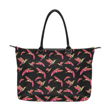 Load image into Gallery viewer, Red Swift Colourful Black Single-Shoulder Lady Handbag (Model 1714) bag e-joyer 
