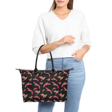 Load image into Gallery viewer, Red Swift Colourful Black Single-Shoulder Lady Handbag (Model 1714) bag e-joyer 
