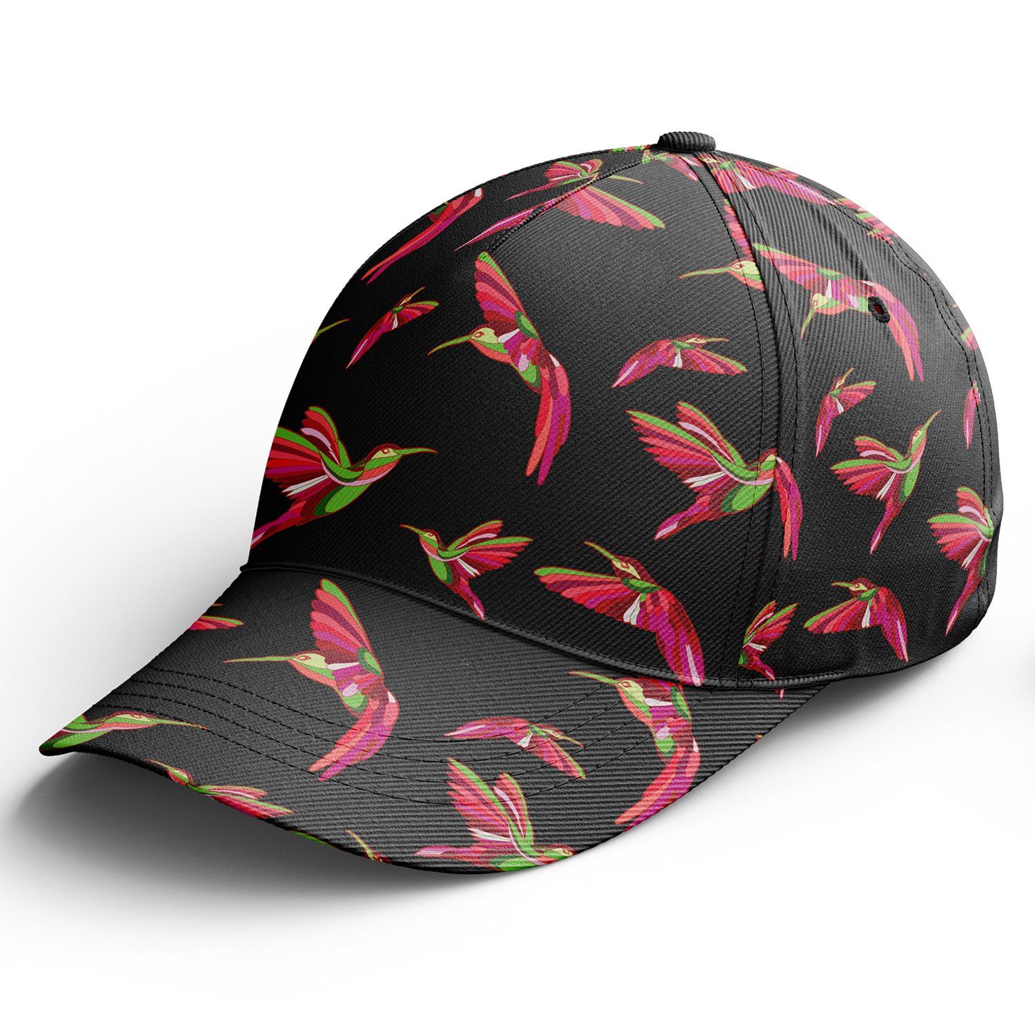 Red Swift Colourful Black Snapback Hat hat Herman 