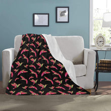 Load image into Gallery viewer, Red Swift Colourful Black Ultra-Soft Micro Fleece Blanket 40&quot;x50&quot; Ultra-Soft Blanket 40&#39;&#39;x50&#39;&#39; e-joyer 
