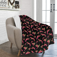 Load image into Gallery viewer, Red Swift Colourful Black Ultra-Soft Micro Fleece Blanket 50&quot;x60&quot; Ultra-Soft Blanket 50&#39;&#39;x60&#39;&#39; e-joyer 
