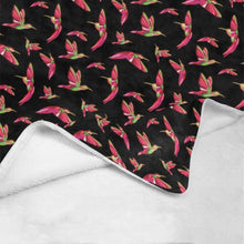 Load image into Gallery viewer, Red Swift Colourful Black Ultra-Soft Micro Fleece Blanket 50&quot;x60&quot; Ultra-Soft Blanket 50&#39;&#39;x60&#39;&#39; e-joyer 
