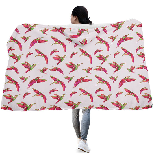 Red Swift Colourful Hooded Blanket blanket 49 Dzine 