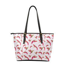 Load image into Gallery viewer, Red Swift Colourful Leather Tote Bag/Large (Model 1640) Leather Tote Bag (1640) e-joyer 
