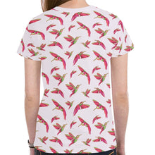 Load image into Gallery viewer, Red Swift Colourful New All Over Print T-shirt for Women (Model T45) tshirt e-joyer 
