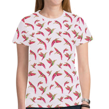 Load image into Gallery viewer, Red Swift Colourful New All Over Print T-shirt for Women (Model T45) tshirt e-joyer 
